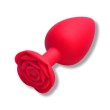 X-CITE SMALL SILICONE PLUG ROSE RED